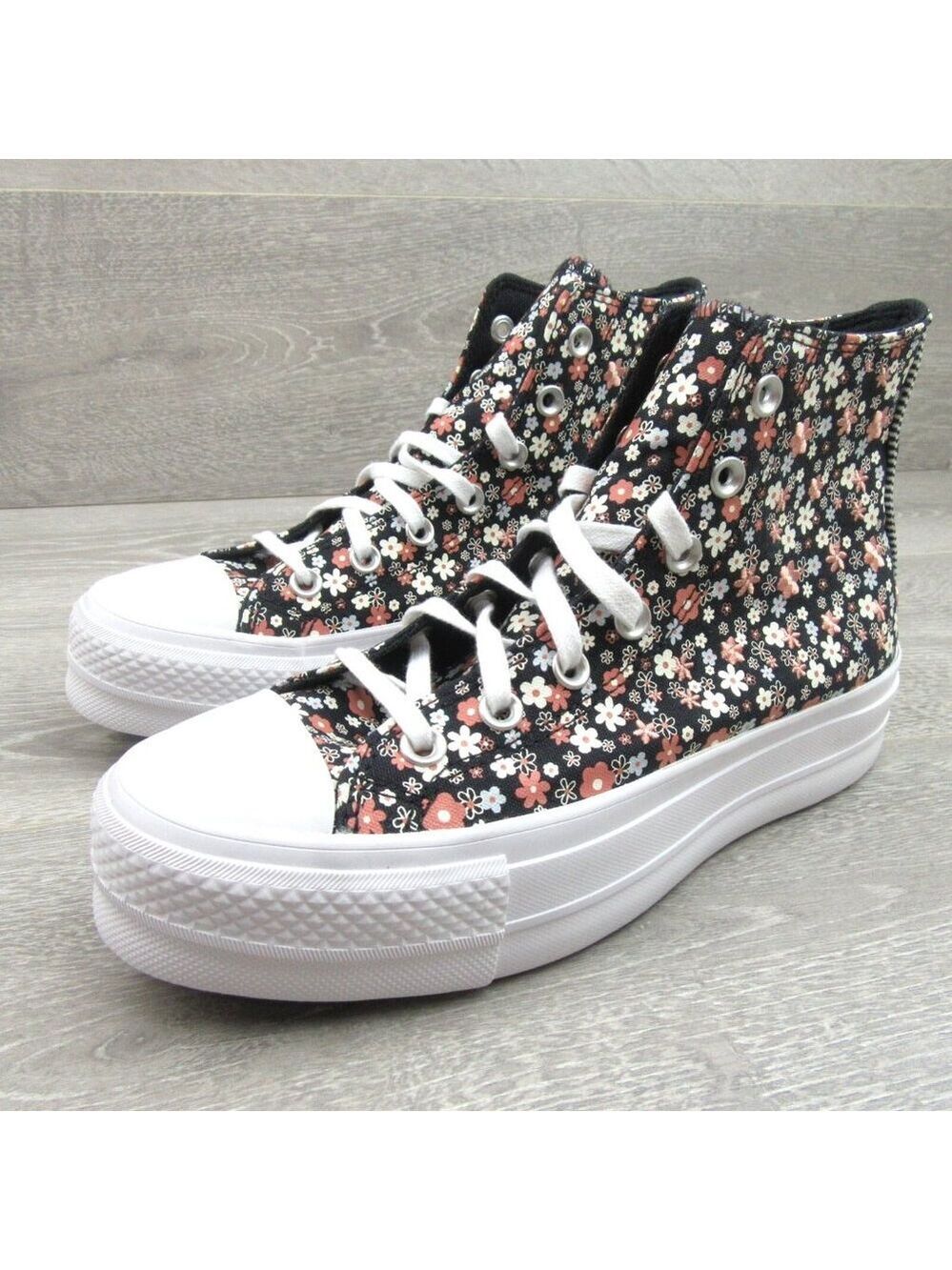 Converse CTAS Lift Platform Petite Floral Petals Women's Size 8 NEW - Picture 4 of 16